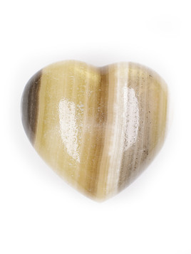Zebra Calcite Heart