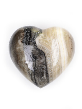 Zebra Calcite Heart