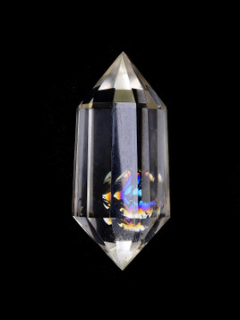 Rainbow Quartz Vogel Style Mini Wand