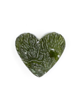 Moldavite Heart