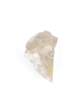 Golden Rutile in Quartz