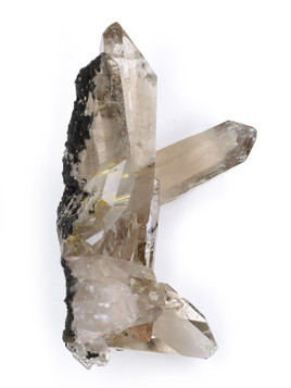 Golden Rutile in Quartz