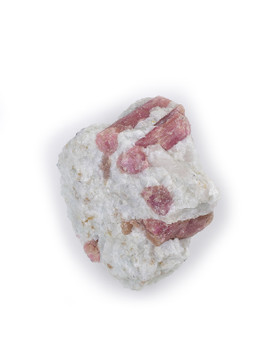 Pink Tourmaline in Quartz