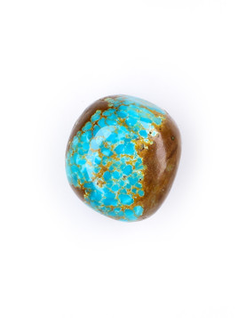 No 8 Turquoise AA Tumbled Stone