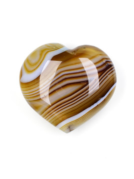 Banded Agate Heart