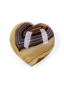 Banded Agate Heart