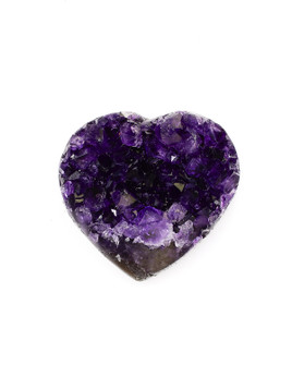 Amethyst Geode Heart