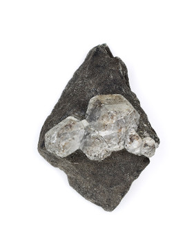 Phenacite Cluster on Biotite