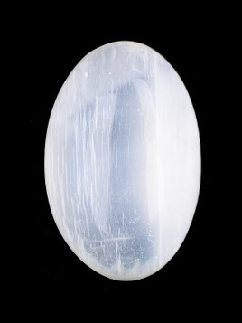 Selenite Palm Stone