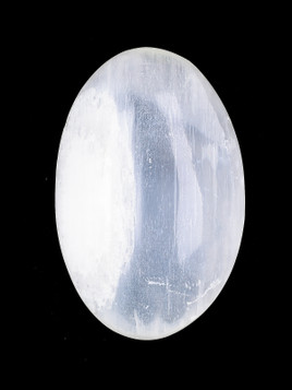 Selenite Palm Stone