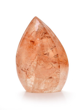 Red Hematite Quartz Flame