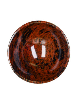 Mahogany Obsidian Bowl