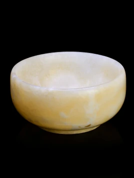 Peach Calcite Bowl