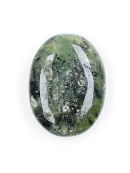 Prehnite and Epidote Palm Stone
