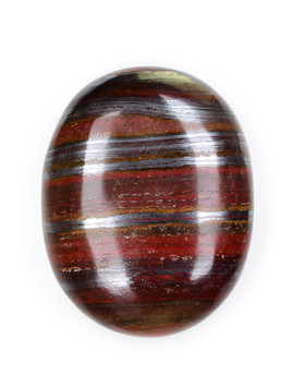 Hematite and Jasper Palm Stone