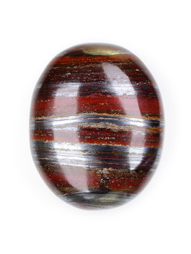 Hematite and Jasper Palm Stone