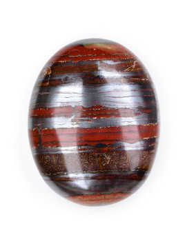 Hematite and Jasper Palm Stone