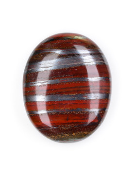 Hematite and Jasper Palm Stone