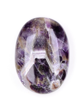 Chevron Amethyst Palm Stone