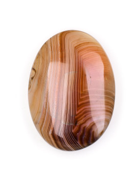 Banded Agate Palm Stone