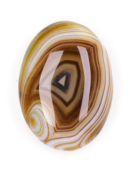Banded Agate Palm Stone