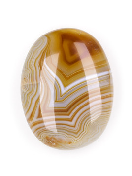 Banded Agate Palm Stone
