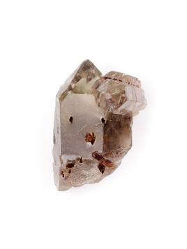 Epidote in Smoky Quartz