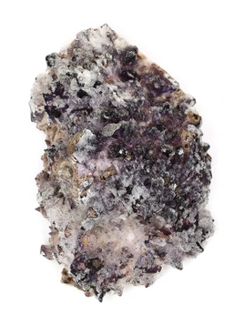 Fluorite on Dogtooth Calcite