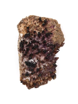 Fluorite on Dogtooth Calcite