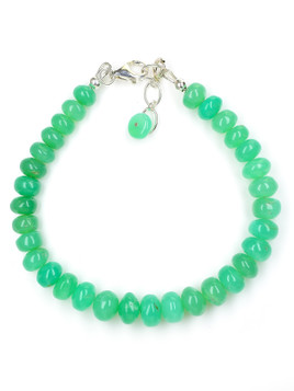 Chrysoprase Rondelle Bracelet