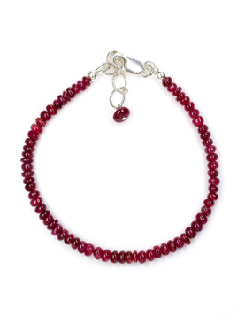 Ruby Rondelle Bracelet