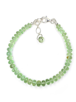 Green Fluorite Rondelle Bracelet