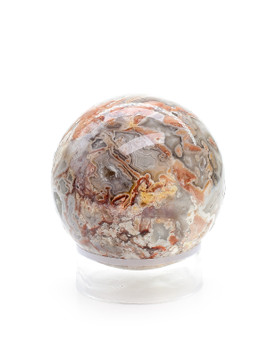 Crazy Lace Agate Sphere