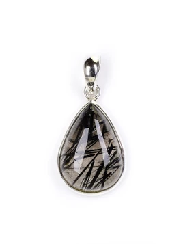 Tourmaline in Quartz Pendant