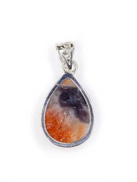 Sunstone and Iolite Pendant