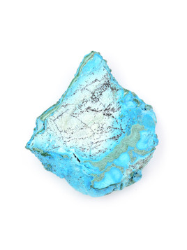 Malachite in Chrysocolla Slice