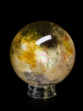Golden Healer Rainbow Quartz Sphere