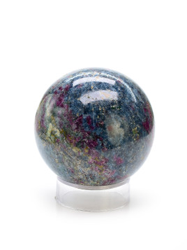 Ruby and Kyanite Sphere