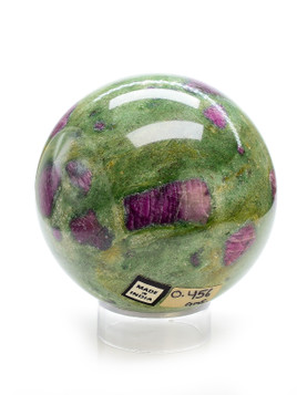 Ruby in Fuchsite Sphere