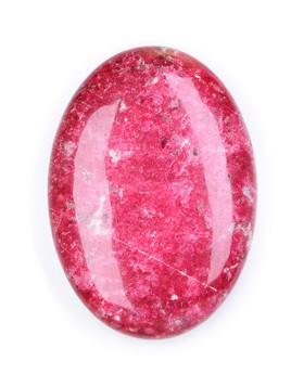Thulite Palm Stone