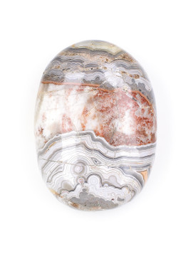 Crazy Lace Agate Palm Stone