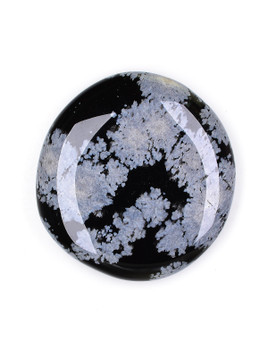 Snowflake Obsidian Pocket Stone