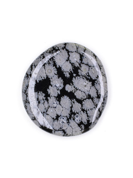 Snowflake Obsidian Pocket Stone