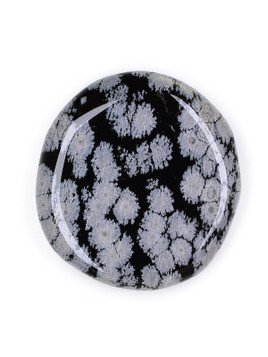 Snowflake Obsidian Pocket Stone