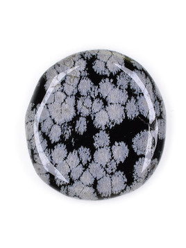 Snowflake Obsidian Pocket Stone