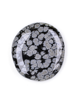 Snowflake Obsidian Pocket Stone