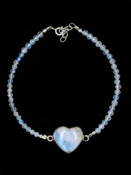 Aquamarine and Moonstone Bracelet