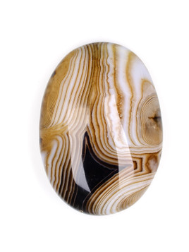 Banded Agate Palm Stone