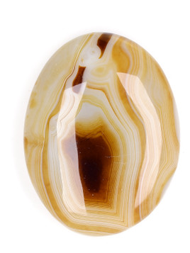 Banded Agate Palm Stone