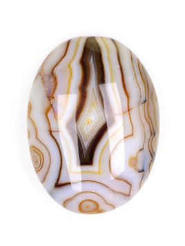 Banded Agate Palm Stone